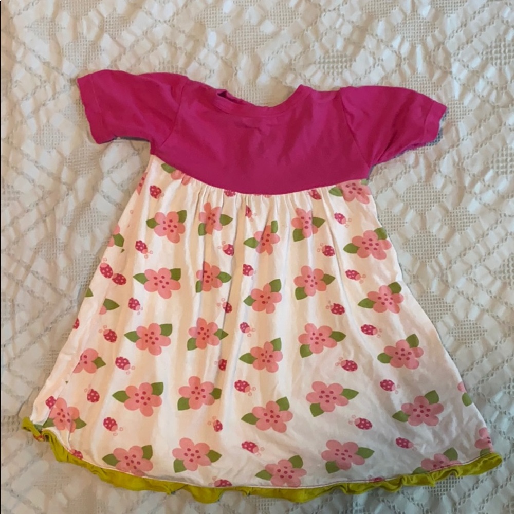 Kickee lady bug swing dress